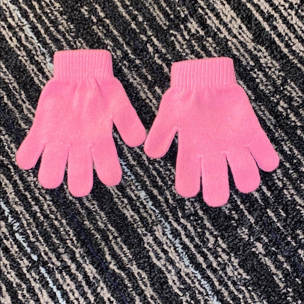 Pink Kids Gloves